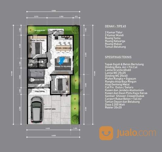 RUMAH CLUSTER CANTIK DEKAT KAMPUS UIR PEKANBARU