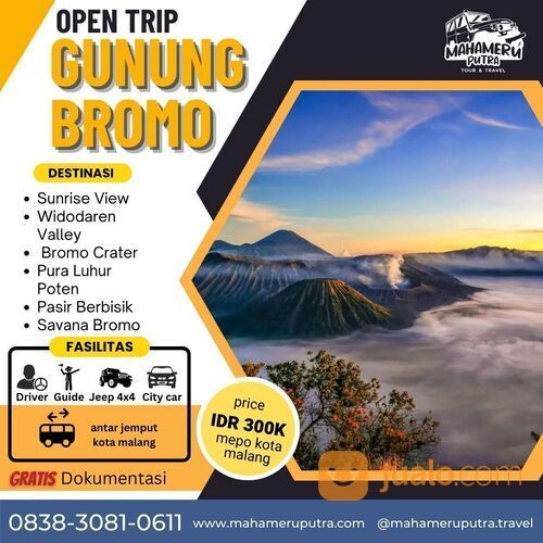 Open Trip Bromo Sunrise dari Malang