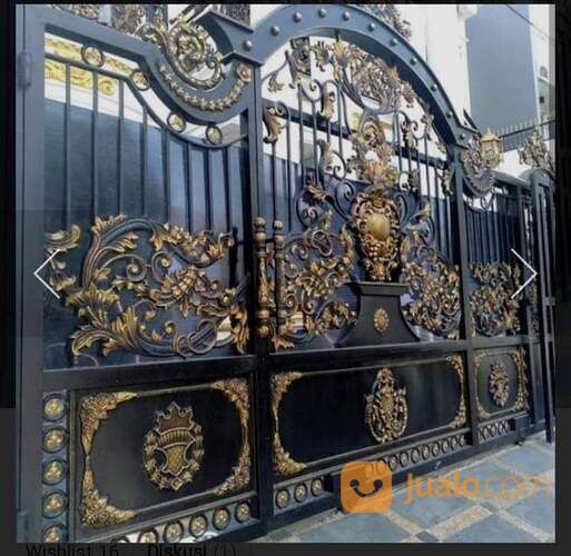 Pintu pagar klasik alverom