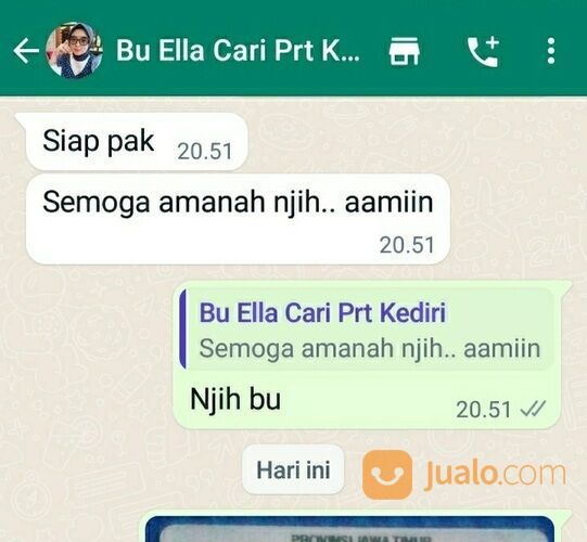 Penyedia Jasa PRT/ART , Baby Sitter , Perawat Lansia , dll