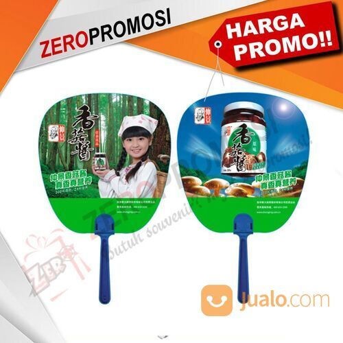 Kipas Promosi Pvc Cetak Printing Full Color Souvenir