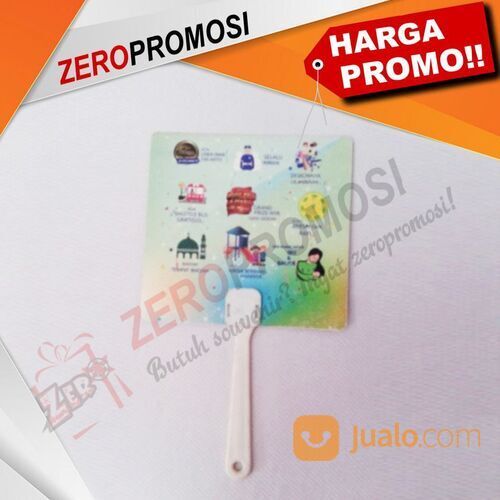 Kipas Promosi Pvc Cetak Printing Full Color Souvenir