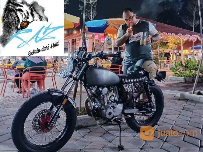 Motor CB 100 Tahun 1978 Silver Gagah