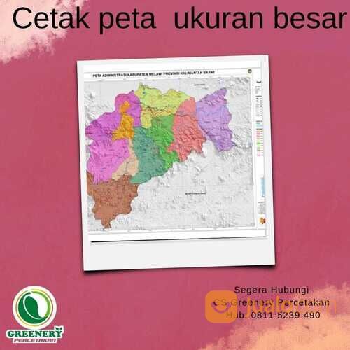 pusat Pengadaan CETAK PETA UKURAN BESAR di muara teweh Hub 0811 5239 490 WA