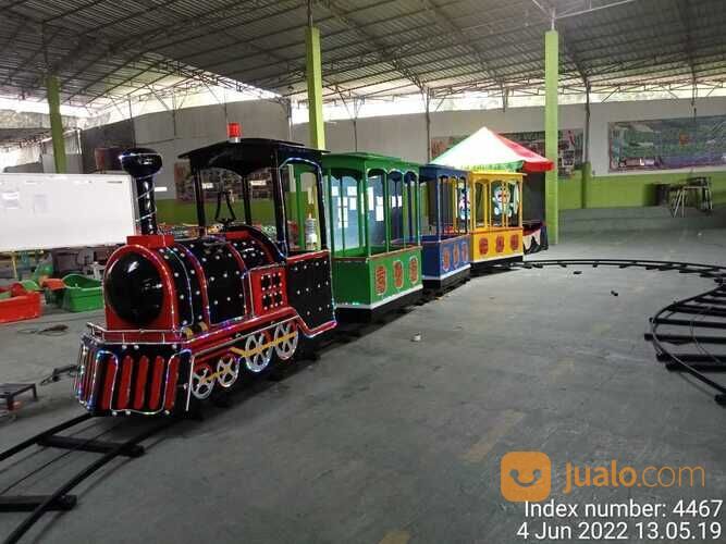 wahana kereta mall kereta rel bawah odong-odong fullset