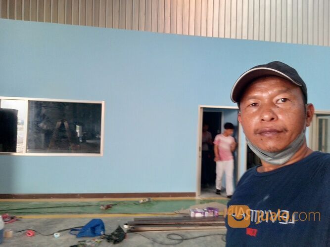 PEMBUATAN KANTOR PARTISI DAN PLAFON STRUKTUR BAJA RINGAN