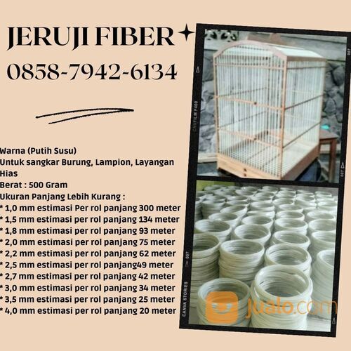WA 0858-7942-6134 PROMO Jeruji Fiber Buat Sangkar Burung Tegal
