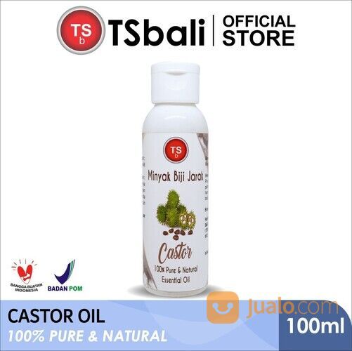 TSBali Castor Oil Minyak Biji Jarak Essential Oil 100% Murni 100 ML