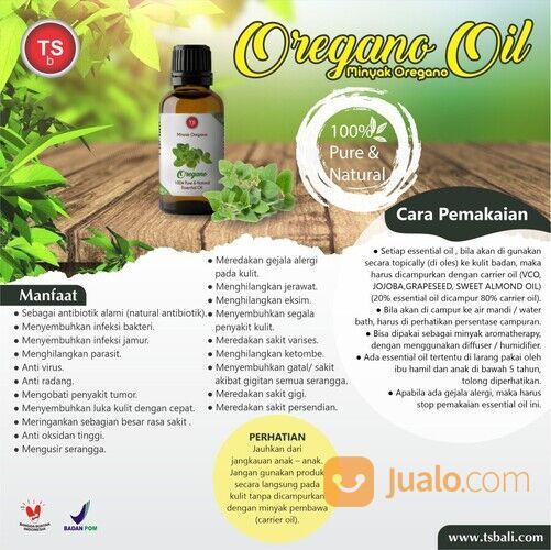 TSBali Oregano Oil - Minyak Oregano Essential Oil 100% Pure & Natural