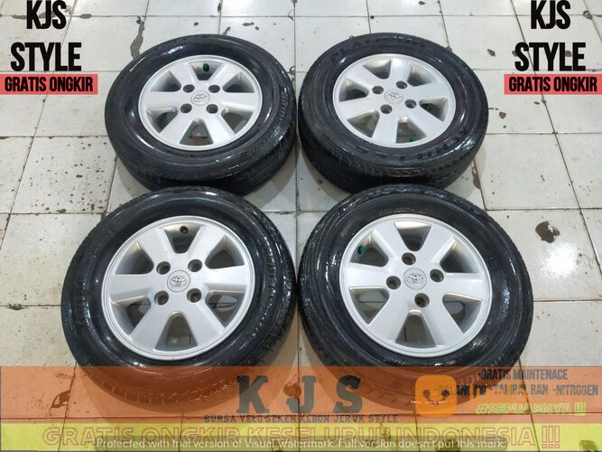 PELEK BEKAS OEM TOYOTA AVANZA RING 14 LEBAR 5 BAUT 4X114 BAN 185 70 R14