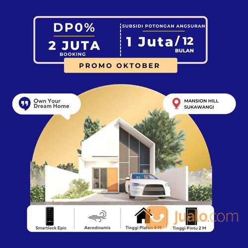 RUMAH BEKASI DEKAT AKSES TOL GABUS PROMO KPR SUBSIDI ANGSURAN 1 JUTA SELAMA 12 BULAN