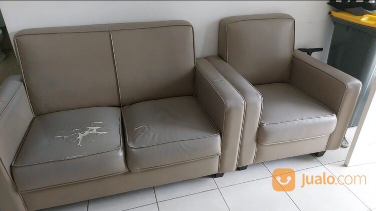 SOFA BEKAS MURAH 4 SEAT + MEJA