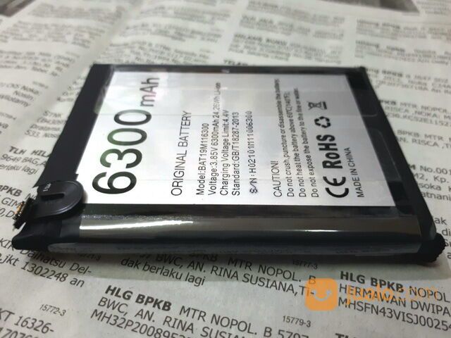 Baterai Hape Outdoor Doogee S68 Pro New Original 100% 6300mAh