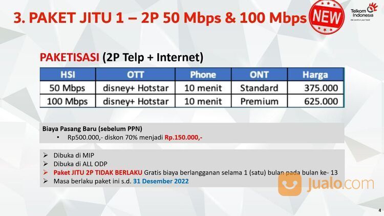 pasang baru indihome