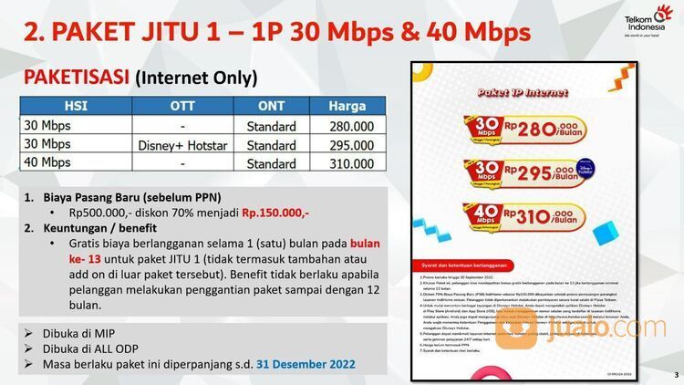 pasang baru indihome