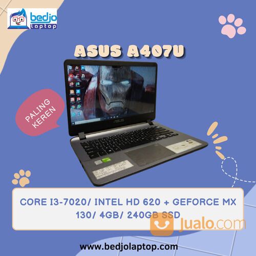 BERGARANSI, ASUS A407U, CORE I3-7020, Laptop Asus Terbaru, Harga Asus Terbaru