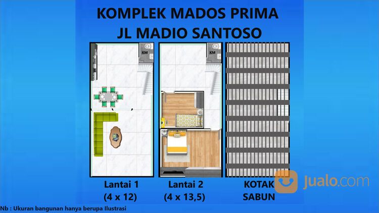 KOMPLEK MADOS PRIMA JL MADIO SANTOSO MEDAN DAERAH KRAKATAU