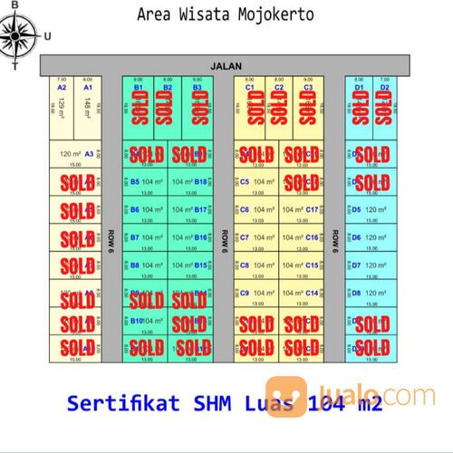 Tanah Kavling Dekat Dengan Wisata Pacet Mini Park Site Perumahan Leglitas SHM