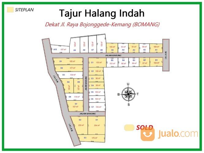 Tanah Bogor Kota Dekat Yogya Bogor indah plaza Cimanggu