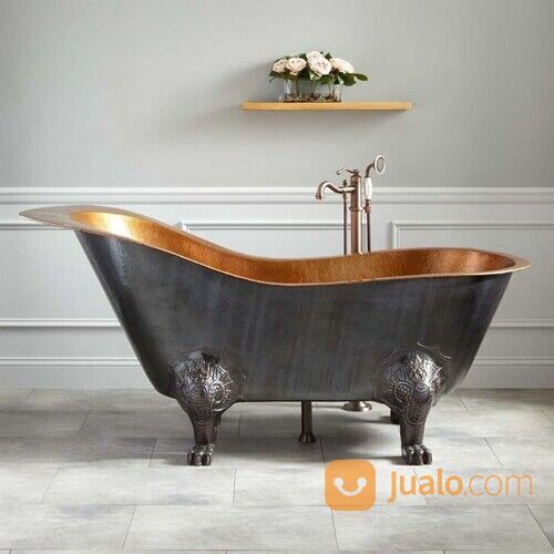 Bathtub Tembaga Kuningan Mewah dan Elegan, Dengan Terjangkau