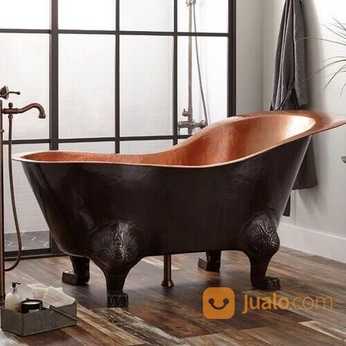 Bathtub Tembaga Kuningan Mewah dan Elegan, Dengan Terjangkau