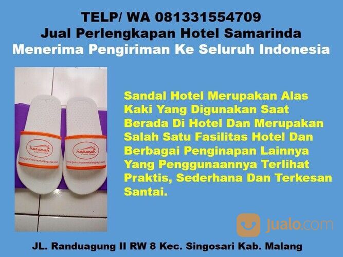 Hubungi 081331554709 - Agen Sandal Hotel Berkualitas Kendari