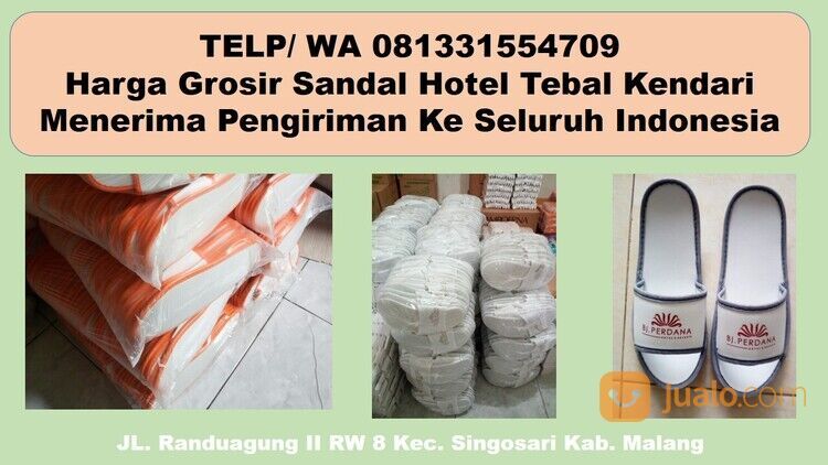 Hubungi 081331554709 - Agen Sandal Hotel Berkualitas Kendari