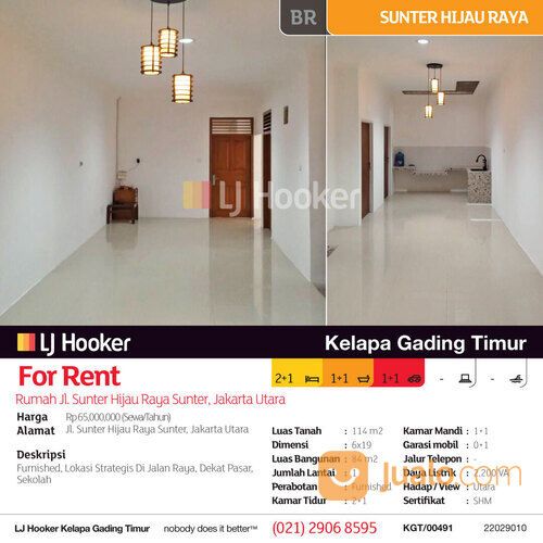 Rumah Jl. Sunter Hijau Raya Sunter, Jakarta Utara