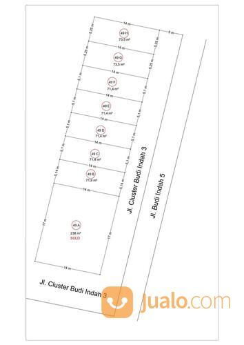 Rumah modern komplek Budi indah setiabudi bandung