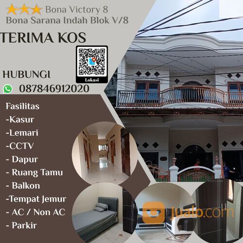 Tempat kos di Bona sarana indah