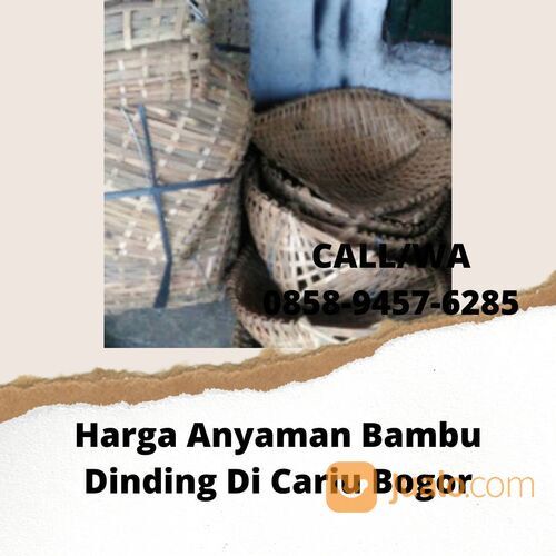 FAST RESPON! WA 0858-9457-6285 Anyaman Bambu Jawa Barat