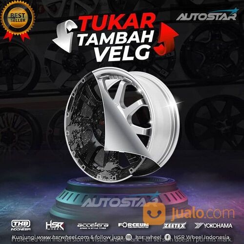 Paket Velg Racing HSR Wheel Ring 18 OKANE HSR R18 Pcd 5X112 - AUTOSTAR