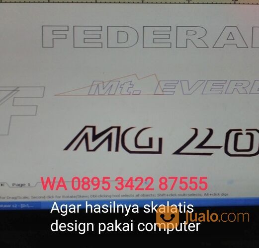 Pengecatan airbrush dan polos