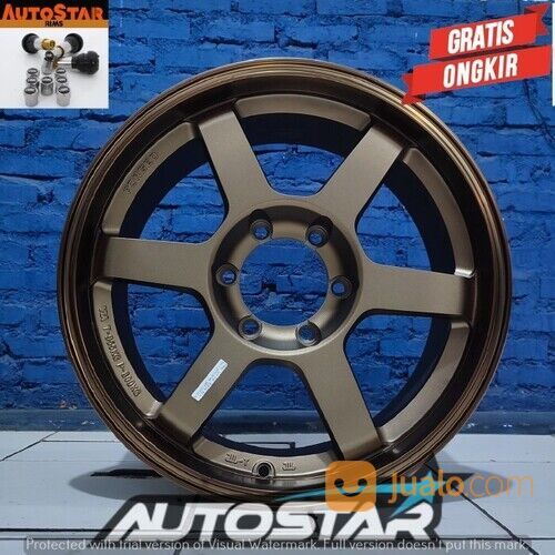 Paket Velg Ring 18 Palang 6 HSR TOKYO R18X8 Pcd 6X139,7 ET20 Terbaru