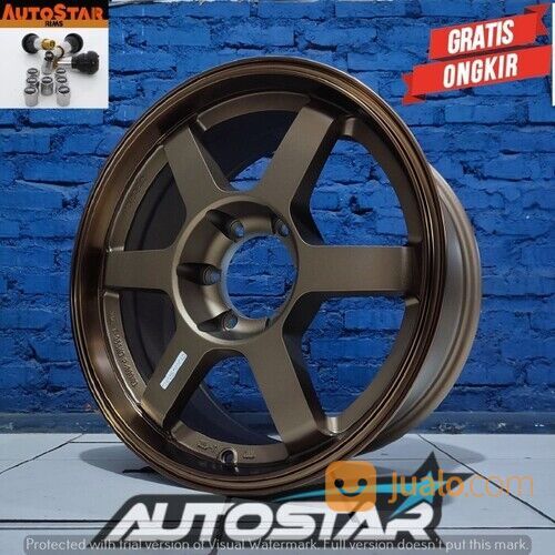 Paket Velg Ring 18 Palang 6 HSR TOKYO R18X8 Pcd 6X139,7 ET20 Terbaru