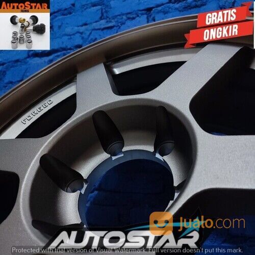 Paket Velg Ring 18 Palang 6 HSR TOKYO R18X8 Pcd 6X139,7 ET20 Terbaru