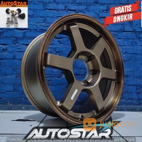 Paket Velg Ring 18 Palang 6 HSR TOKYO R18X8 Pcd 6X139,7 ET20 Terbaru