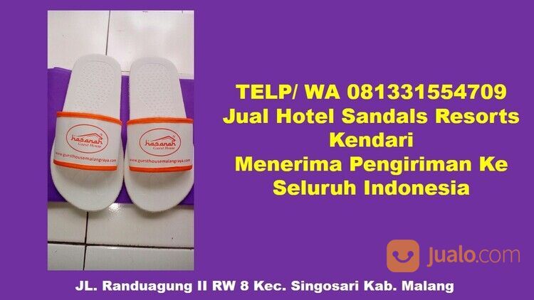 Hubungi 081331554709 - Grosir Sandal Hotel Polos Kendari