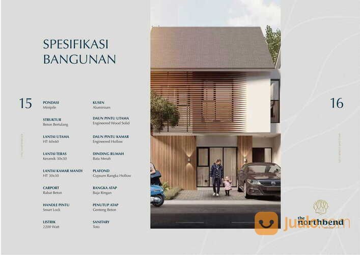 Rumah Modern Lokasi Premium, The Northbend Metland Cyber City