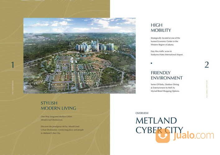 Rumah Modern Lokasi Premium, The Northbend Metland Cyber City