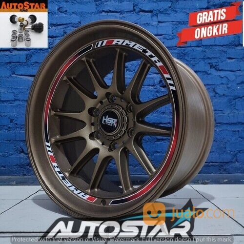 Velg Mobil Ring 18 Racing Baru HSR AMETH R18X9,5 Pcd 6X139,7 Bronze
