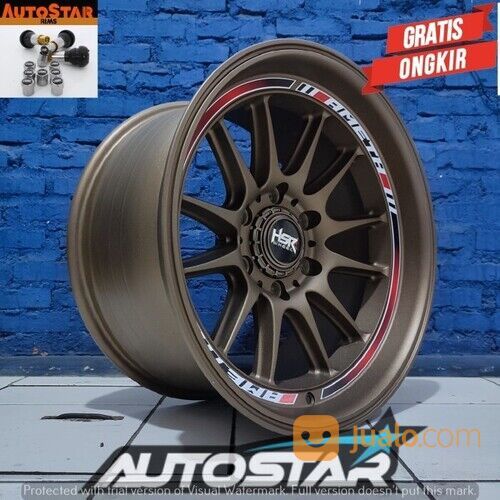 Velg Mobil Ring 18 Racing Baru HSR AMETH R18X9,5 Pcd 6X139,7 Bronze