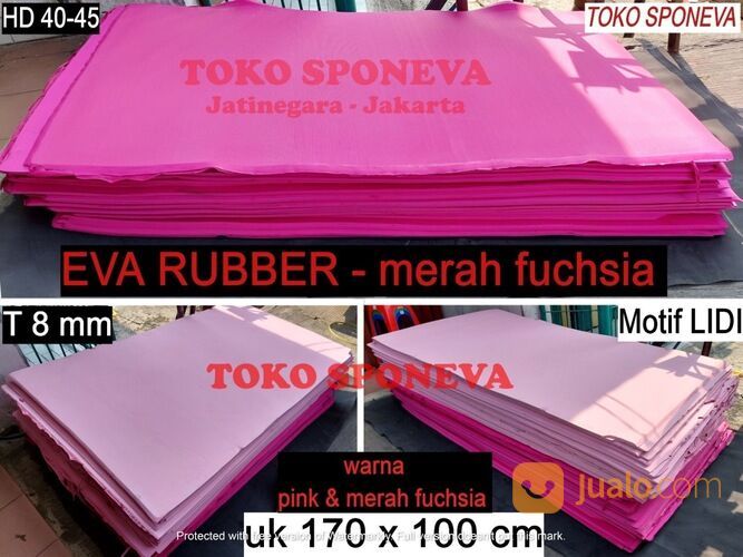 EVA RUBBER / Karet Eva - Bahan Sandal Jepit Premium Motif LIDI & BERAS ( Bolak Balik ) T 14 -15 mm
