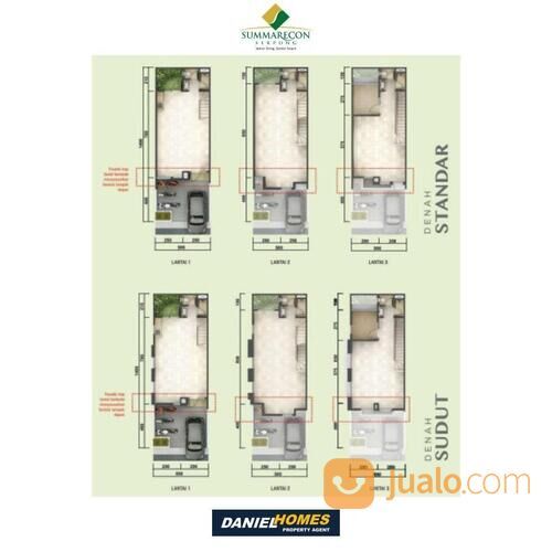 Investasi rumah kost 3 lantai Allogio Gading serpong strategis