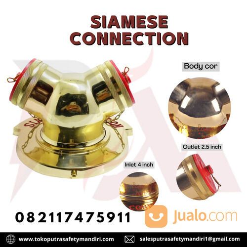 SIAMESE CONNECTION IRON CAST 20 BAR COUPLING MACHINO JALUR PENYUPLLAY AIR DAMKAR