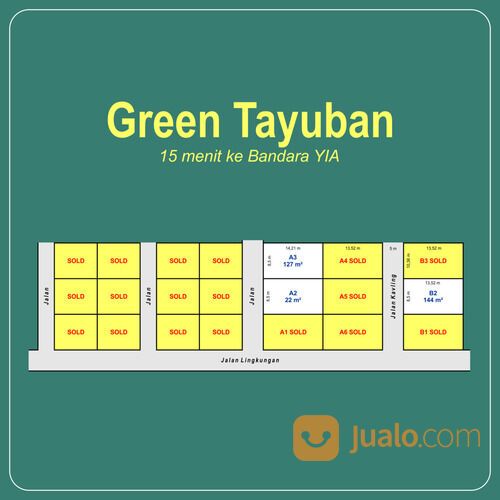 145 m2, Sertifikat Hak Milik Selatan Patung Kuda