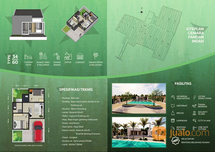 Rumah Subsidi Cemara Pandan Indah