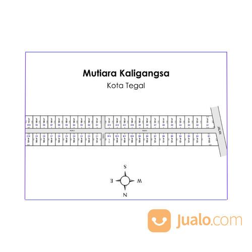 Kavling tegal kota Selatan Alfamart Kaligangsa Bisa Cicil 12 x