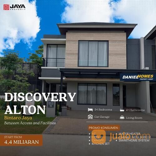Rumah Modern Lokasi Strategis, Discovery Alton Bintaro Jaya