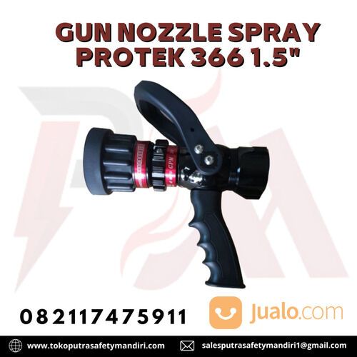 GUN NOZZLE BRAND PROTEK 366 1.5 INCH ASAL TAIWAN KONEKSI MACHINO 10 BAR